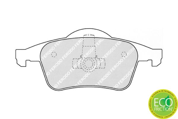 FERODO FDB1383 Brake Pad Set, disc brake