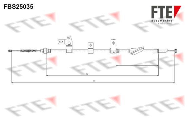 жило, ръчна спирачка FTE
