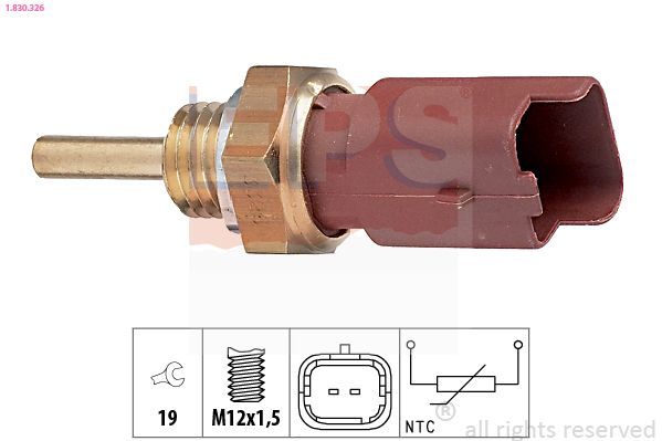 Sensor, temperatura del refrigerante
