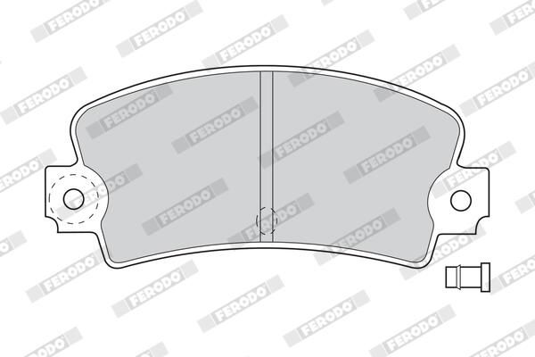 FERODO FDB114 Brake Pad Set, disc brake
