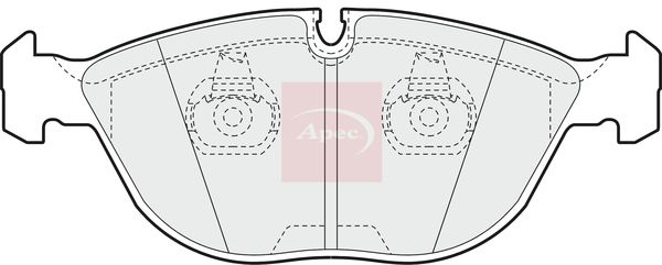 APEC Brake Pad Set, disc brake PAD944