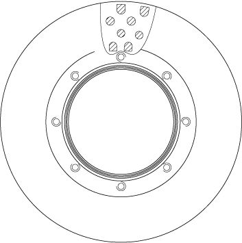 TRW DF5031S Brake Disc