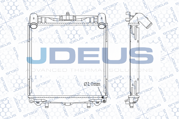 JDEUS hűtő, motorhűtés M-0430150