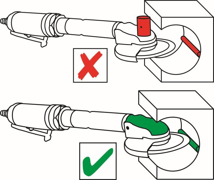 HAZET 9033P-8 Angle Grinder (compressed air)