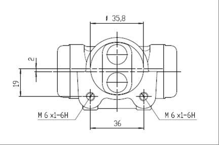 MOTAQUIP fékmunkahenger VWC777