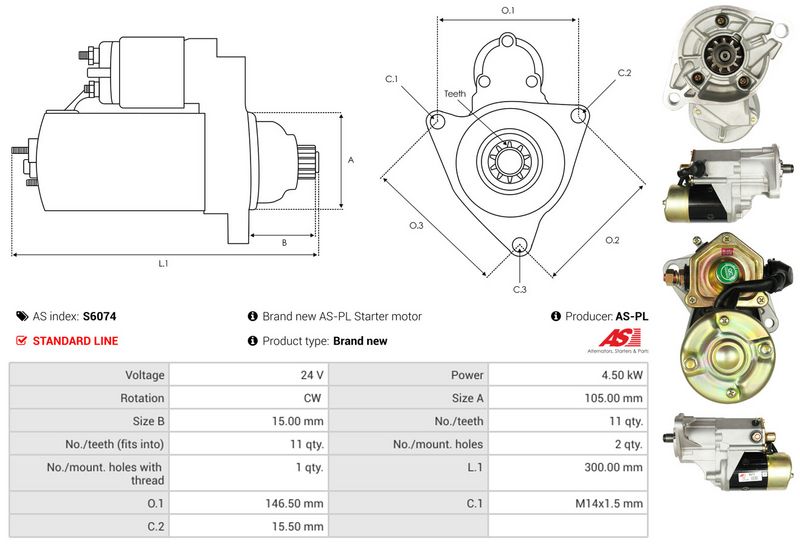 AS-PL S6074 Starter
