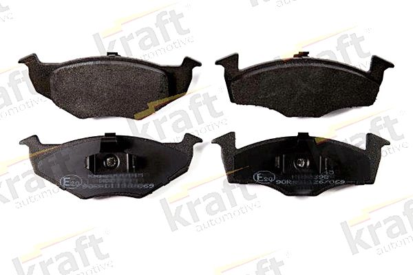 KRAFT Automotive 6000345 Комплект гальмівних накладок, дискове гальмо