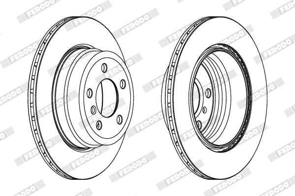 FERODO DDF1715C Brake Disc