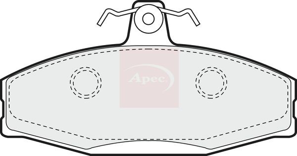 APEC Brake Pad Set, disc brake PAD924