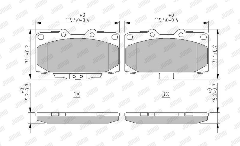 Juego de pastillas de freno
