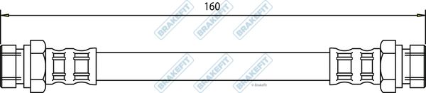 APEC Brake Hose BHO4038