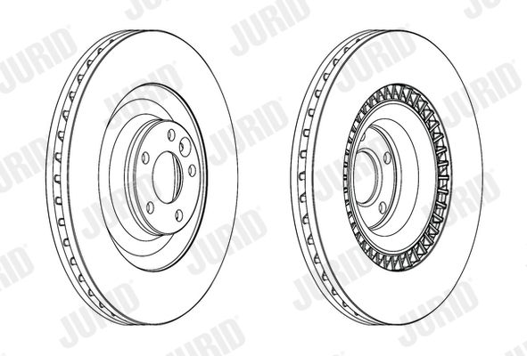 Гальмівний диск, Jurid 562696JC-1