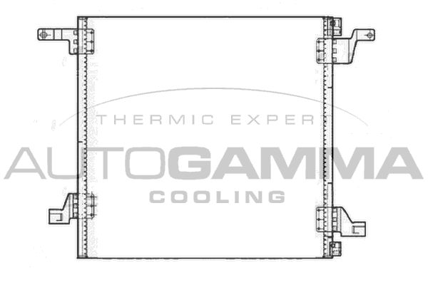 Autogamma 103304 - Condenser, air conditioning