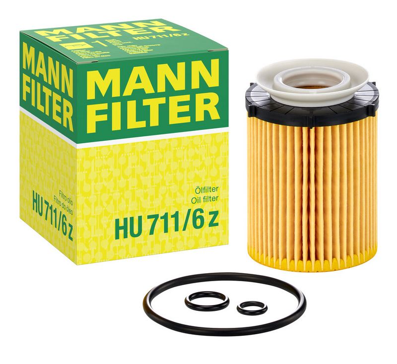 Õlifilter, MANN-FILTER HU 711, 6 z