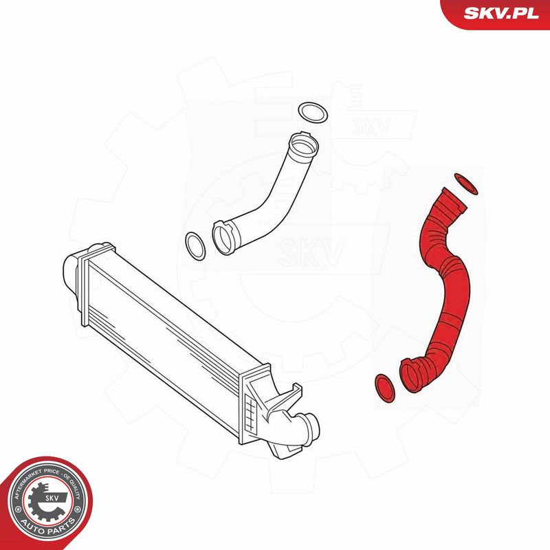ESEN SKV 43SKV335 Charge Air Hose