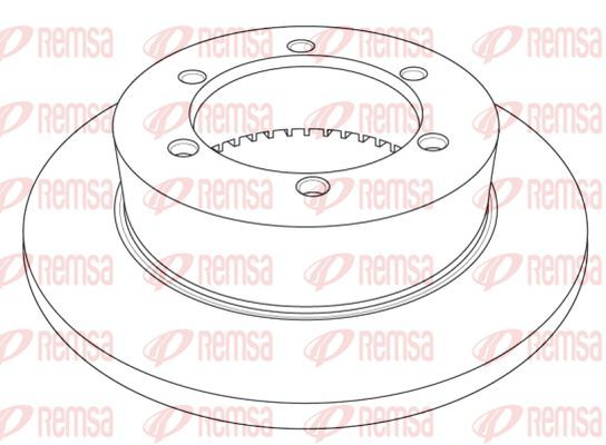 Brzdový kotouč NCA1214.10