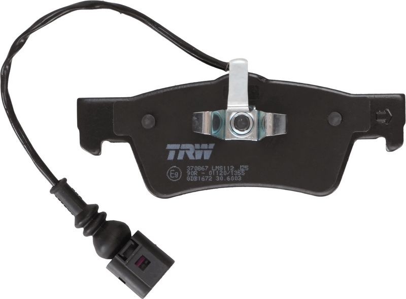 Piduriklotsi komplekt, ketaspidur, TRW GDB1672