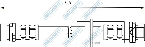 APEC Brake Hose BHO4282