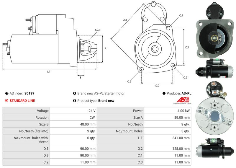 AS-PL S0197 Starter