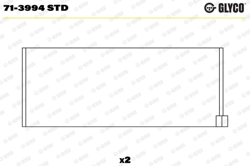 Coussinet+bielle GLYCO 71-3994 STD