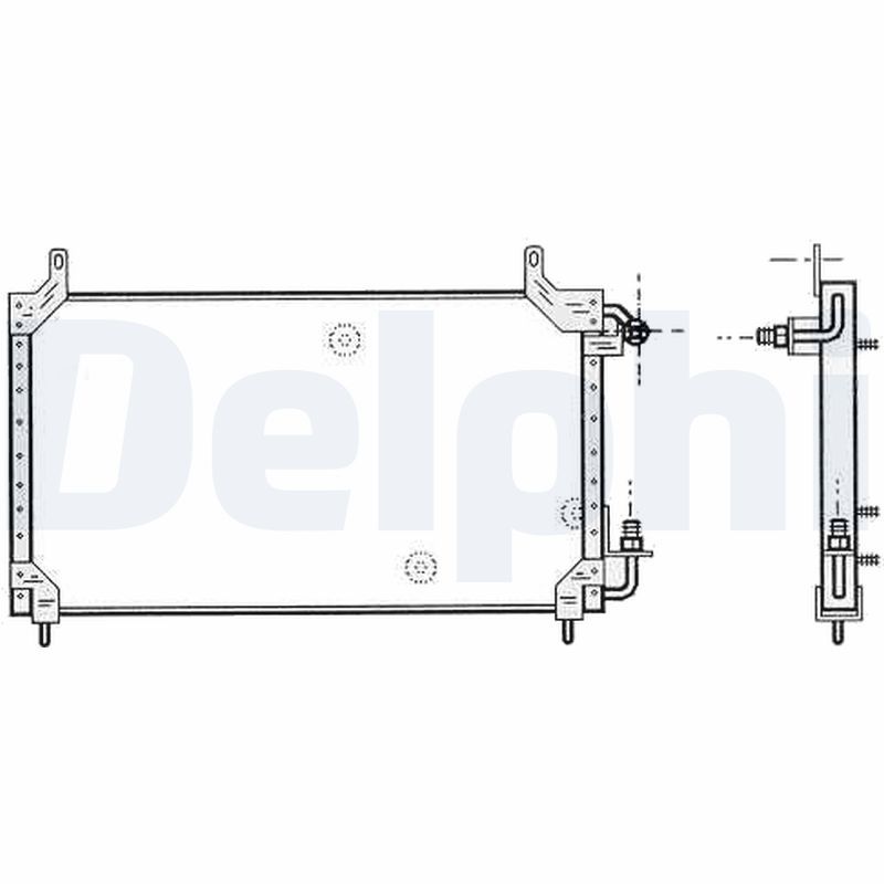 DELPHI kondenzátor, klíma TSP0225413