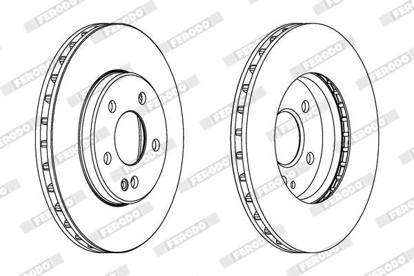 FERODO DDF1316C Brake Disc