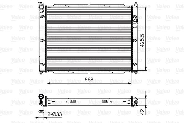 VALEO Radiateur 701543