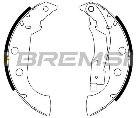 Гальмівні колодки зад. Xsara 97-05/Peugeot 306 93-2 (Bendix) (229х42)