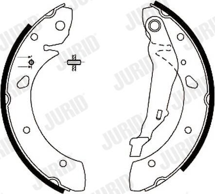 Juego de zapatas de frenos