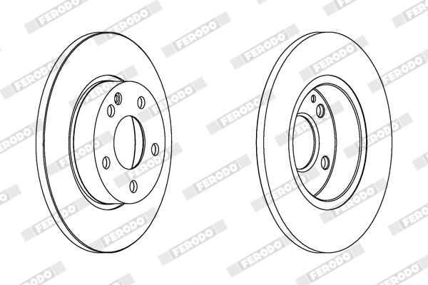 Disque+de+frein FERODO DDF1219C