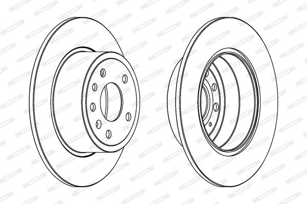 FERODO DDF811 Brake Disc