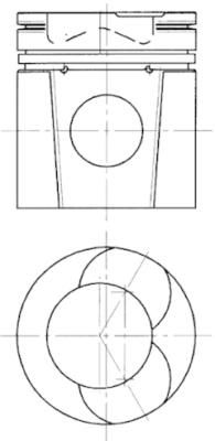 Поршень KOLBENSCHMIDT