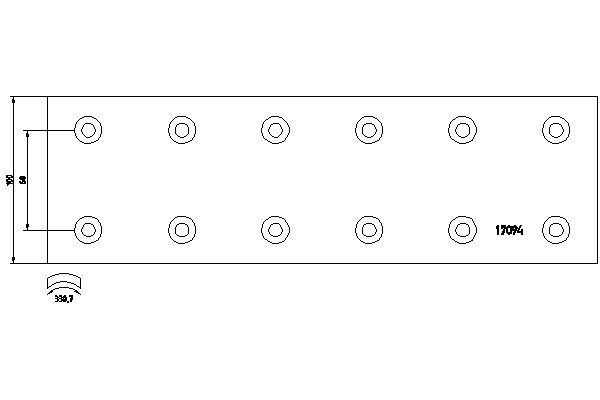TEXTAR Remvoeringsset, trommelrem