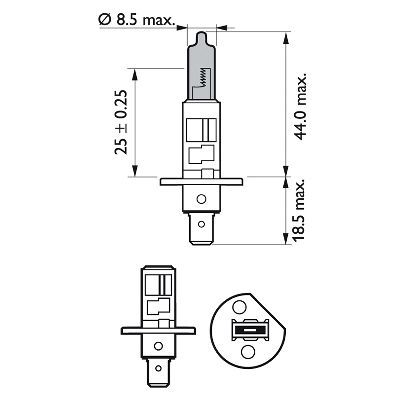 PHILIPS 12258WVUB1 Bulb, spotlight