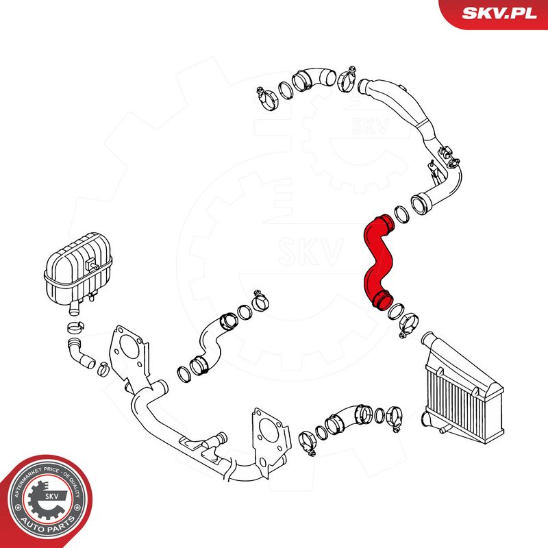 ESEN SKV 24SKV069 Charge Air Hose