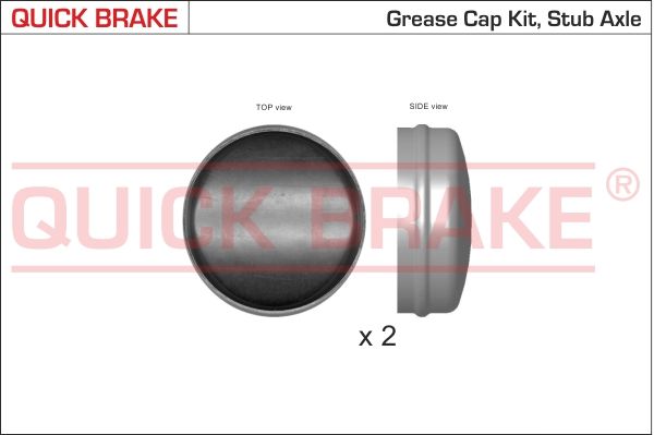 Ковпачок, підшипник колеса, Quick Brake 9825K