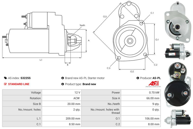 AS-PL S3225S Starter