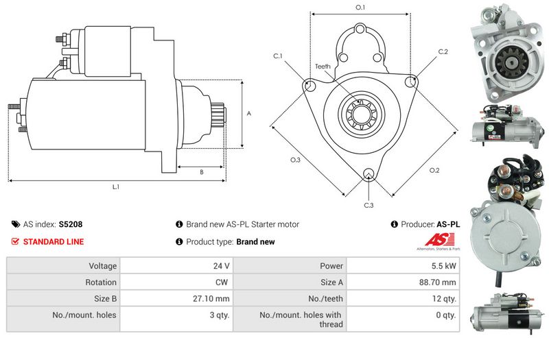 AS-PL S5208 Starter