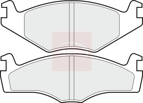 APEC Brake Pad Set, disc brake PAD438