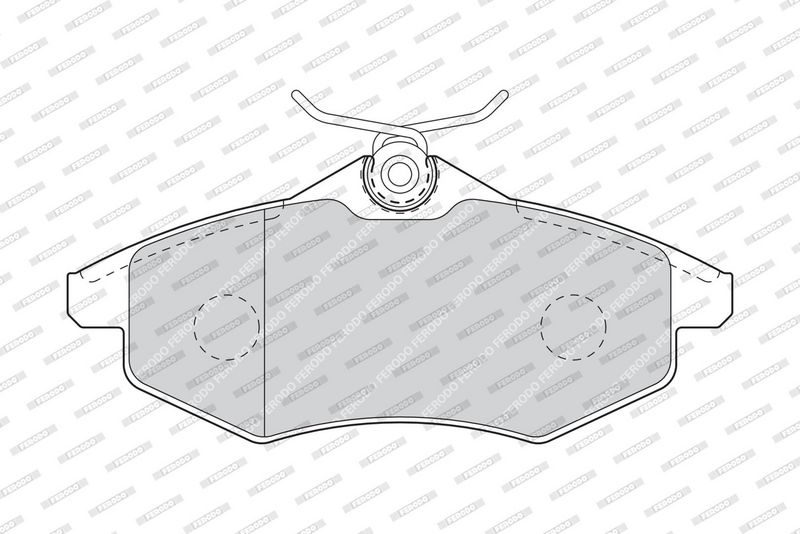FERODO Plaquettes de frein à disque FDB1542