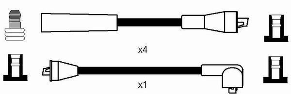 NGK 0773 Ignition Cable Kit