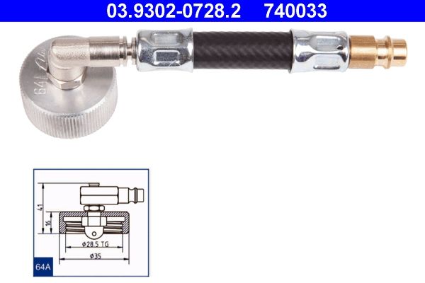 Stut aerisire ATE 03.9302-0728.2