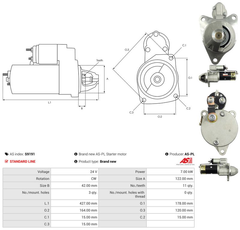 AS-PL S9191 Starter