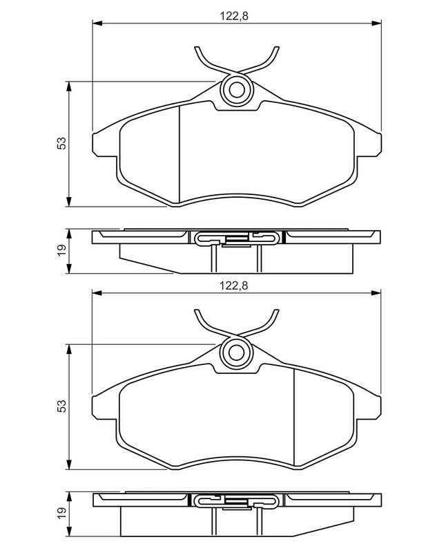Plaquettes+de+frein+à+disque BOSCH 0 986 495 268