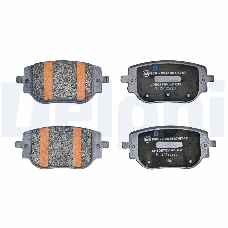 Set placute frana,frana disc LP5057EV DELPHI