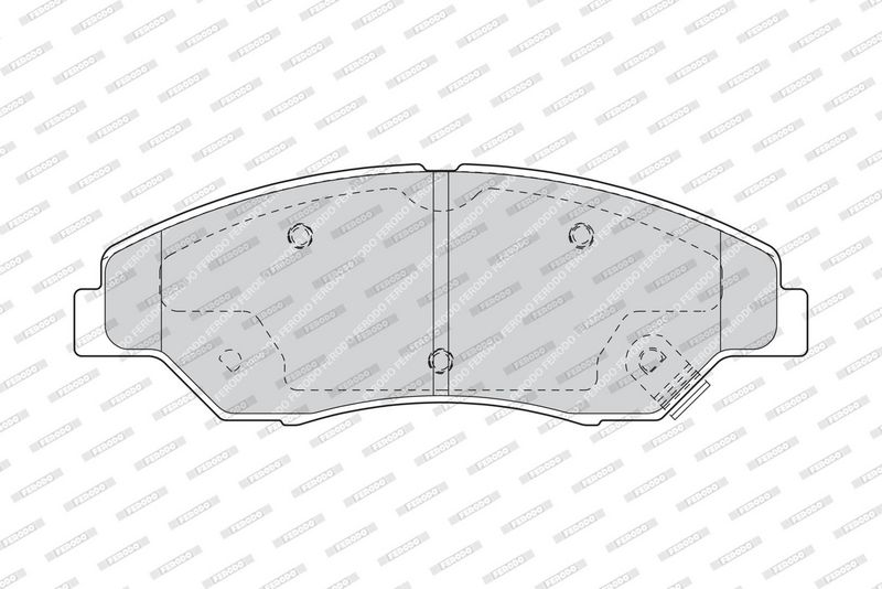FERODO Plaquettes de frein à disque FDB1536