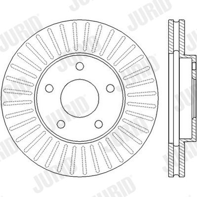 JURID 562441JC Brake Disc