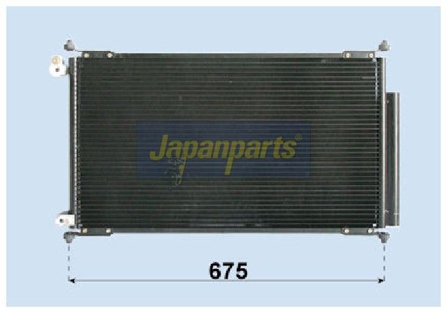 JAPANPARTS Конденсатор, кондиционер