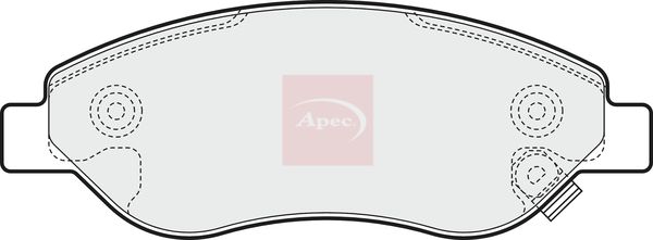 APEC Brake Pad Set, disc brake PAD1576