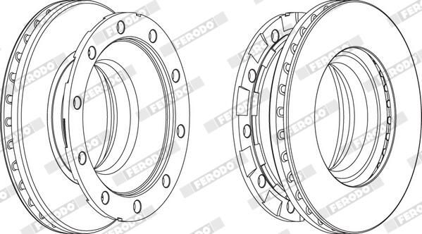 Brzdový kotouč FCR336A